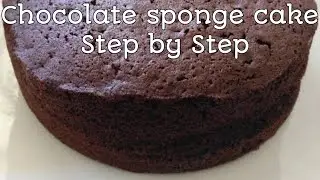 Chocolate Cake, Chocolate sponge cake | cake recipe, Easy Chocolate Sponge Cake Recipe for Beginners