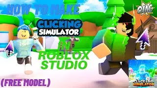 How To Make Clicking Simulator In Roblox Studio![Free Model]