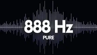 888 Hz Pure Tone (No Music) | Isolated Frequency
