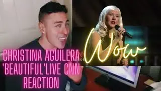 Christina Aguilera 'Beautiful' Live CNN Reaction