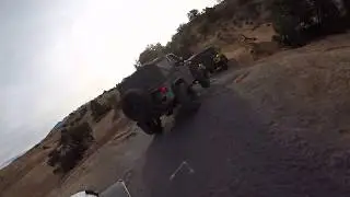 Jeep driving In Moab Utah with Hercules Tires
