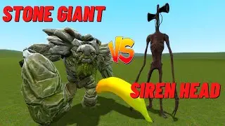 SIREN HEAD vs STONE GIANT Garry's Mod