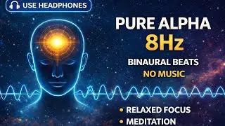 Enter Alpha State &ndash; 3 Hour Binaural Beat Loop | 8Hz Brainwave for Focus, Meditation & Calm