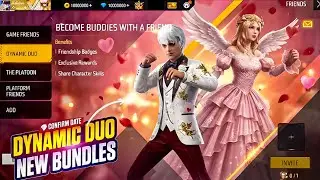 OB53 New Dynamic Duo Bundle 🤩💥 || Free Fire Upcoming New Events In Bangladesh Server 💞 || Free Fire