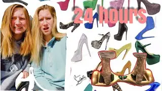 WEARING EXTREMELY HIGH LONG HEELS FOR 24 HOURS|||||||| Ava and Taylor