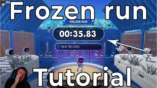 Astro's Playroom Frozen Run TUTORIAL. GET A 35.83 or BETTER!