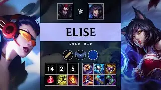 Elise Mid vs Ahri - EUW Diamond Patch 25.16