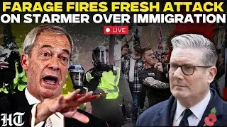 Farage Speech Live | Nigel Farage Breathes Fire on Keir Starmer in EXPLOSIVE Briefing | Immigration