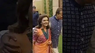 Mukesh Ambani And Anil Ambani Sister Nina Kothari During Anant Radhika Wedding Throwback #shorts
