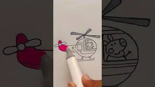 ❇️ Обратная игра ❇️ 🚁 Свинка Пеппа летит на своём красном вертолёте! #Короткометражки