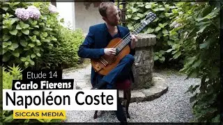 Carlo Fierens plays Napoléon Coste (1805-1883), Etude 14 op. 38 on a 1855 René Lacôte | SICCAS MEDIA