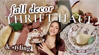 MY BEST FALL THRIFT HAUL 2025 | Cottage Farmhouse Decorating Ideas | Goodwill Thrifting