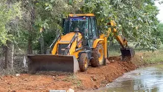 JCB 3DX Creates New graveyard Road Belonging to Ambalam Village | JCB | jcb video