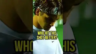 Federer or Sinner - Who Hit This Shot Better? #federer #sinner