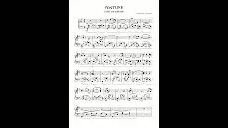 Fontaine Theme - Across the Meadows - 악보 - music sheets