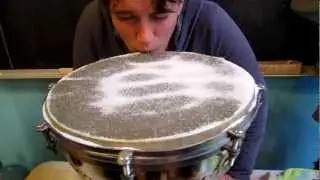 6th grade physics chladni plate effect on a drum