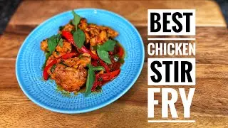 SPICY ONE-PAN CHICKEN STIR FRY RECIPE | HEALTHY CHICKEN STIR FRY DONE IN 15 MINUTES