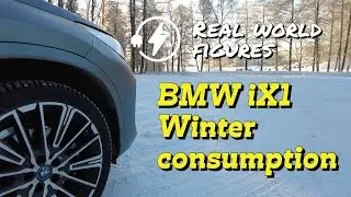 BMW iX1 winter consumption - real world usage