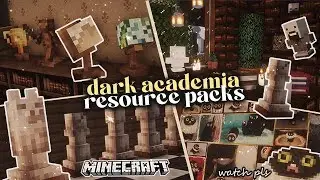 12 dark academia resource packs | minecraft java 1.19/1.20+
