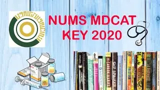 NUMS MDCAT 2020 CORRECT KEY FOR CHEMISTRY|SAMREEN ARBAB