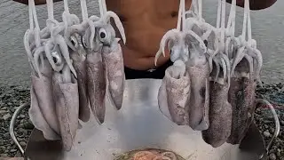 Adobong Pusit sa Tabing Dagat! 😱