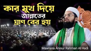 কার মুখ দিয়ে জান্নাতের ঘ্রাণ বের হয় | Mawlana Anisur Rahman Al Hadi | New Waz 2025 Muballig Islam