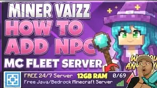 how to add npc in minecraft aternos server 