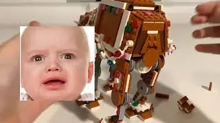 Randum Christmas Review 2025! - lego Star Wars Gingerbread ATAT!
