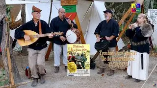 Festival médiéval de la rose d'or 2019 Les  Troubadours Galapiat  (2/6)