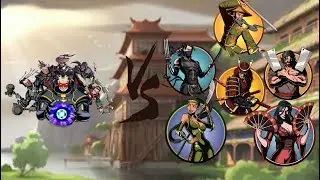 Shadow Fight 2 LEGANDARY TITAN VS ALL YOUNG BOSSES