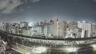 【2026/1/15 9:00 - 21:00】福岡・博多駅 ライブカメラ｜九州新幹線下り｜JR九州・鹿児島本線｜JR西日本・博多南線｜福岡の天気｜福岡の空 | 冬の空