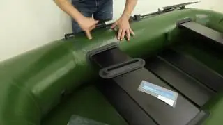 Sitztr&auml;ger Sitzhalter f&uuml;r Schlauchboot Holzsitze aus PVC inkl Montage Schablone
