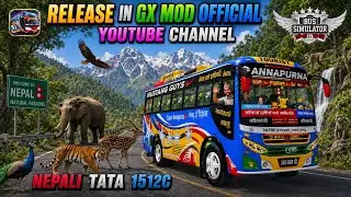 New Tata 1512c||GX mod official||Nepali bus skin||bahungamingnepal||BUSSID Nepal||bus simulator||
