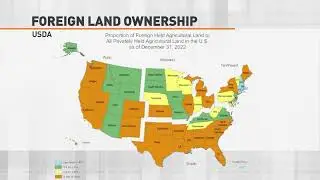Foreign Ownership of Farmland Soars to 42.4 Million Acres, Marking an 8% Surge