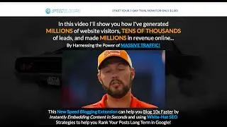 Blogging Strategies Speedblogging And Bridge Pages Review And Bonus!