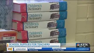 Teachers often spend money out of pocket for school supplies