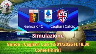 Genoa - Cagliari Lun 12/01/2026 H.18.30