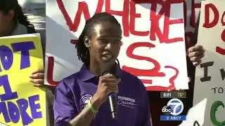 First ever protest in front of DA Jackie Lacey's office