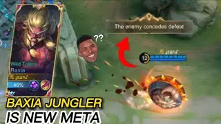 BAXIA BUFF IS VERY STRONGER NOW | BAXIA JUNGLER  IS NEW META? | MOBILE LEGENDS PATCH 1.7.30