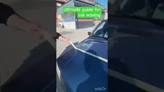 How to Restore Faded Car Paint with Wax #automobile