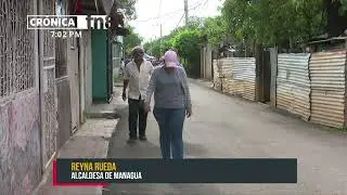 Inauguran nuevas calles en el barrio Waspan Sur en Managua - Nicaragua