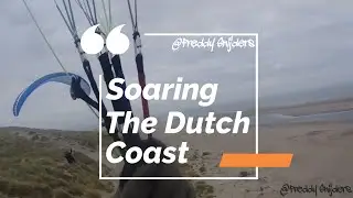 Ridge soaring paragliding the dutch coast