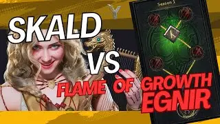 Legend of YMIR &mdash; Skald vs Season Black Valkyrie (Flame of Growth Egnir)