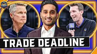 LIVE Golden State Warriors TRADE DEADLINE WATCH | MORE MOVES COMING??? | ESPN + Shams + Porzingis