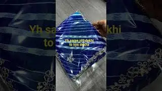 *Kayatri  Beautiful Trending l sawan special Lehariya saree* #saree #shortvideo #ytshorts #fashion