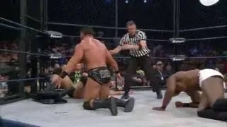 Lethal Lockdown: Team Lashley vs. Team EC3