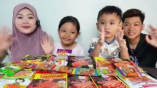 HELP❗️MAKAN MAKANAN VIRAL LATIO CACA DAN RAYYAN KALAU TAK GADUH TAK SAH 😱‼️