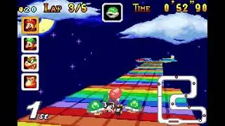 Mario Kart: Super Circuit - SNES Rainbow Road