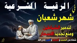 اقوي رقية شرعية فى شهر شعبان رقية الشفاء بإذن الله من السحر والعين والحسد لمنع وتجديد الأسحار