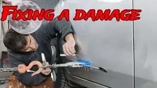 Auto paint Auto repair Panel beating Car Painting Straightening technique